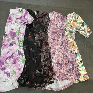 Bundle of Lularoe dresses 4T